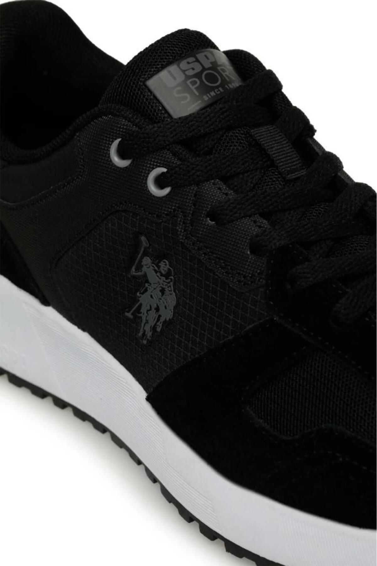 کفش اسپورت روزانه روزانه U.S.POLO ASSN.PETER SU 4FX BLACK GRY COMFORT