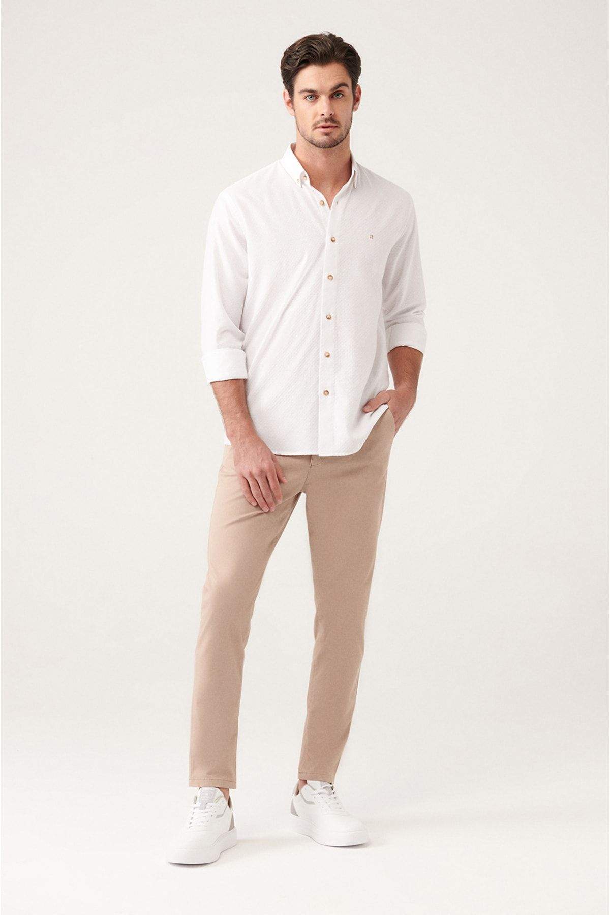 mens-beige-side-pocket-lycra-slim-fit-slim-fit-chino-trousers-a31y3002