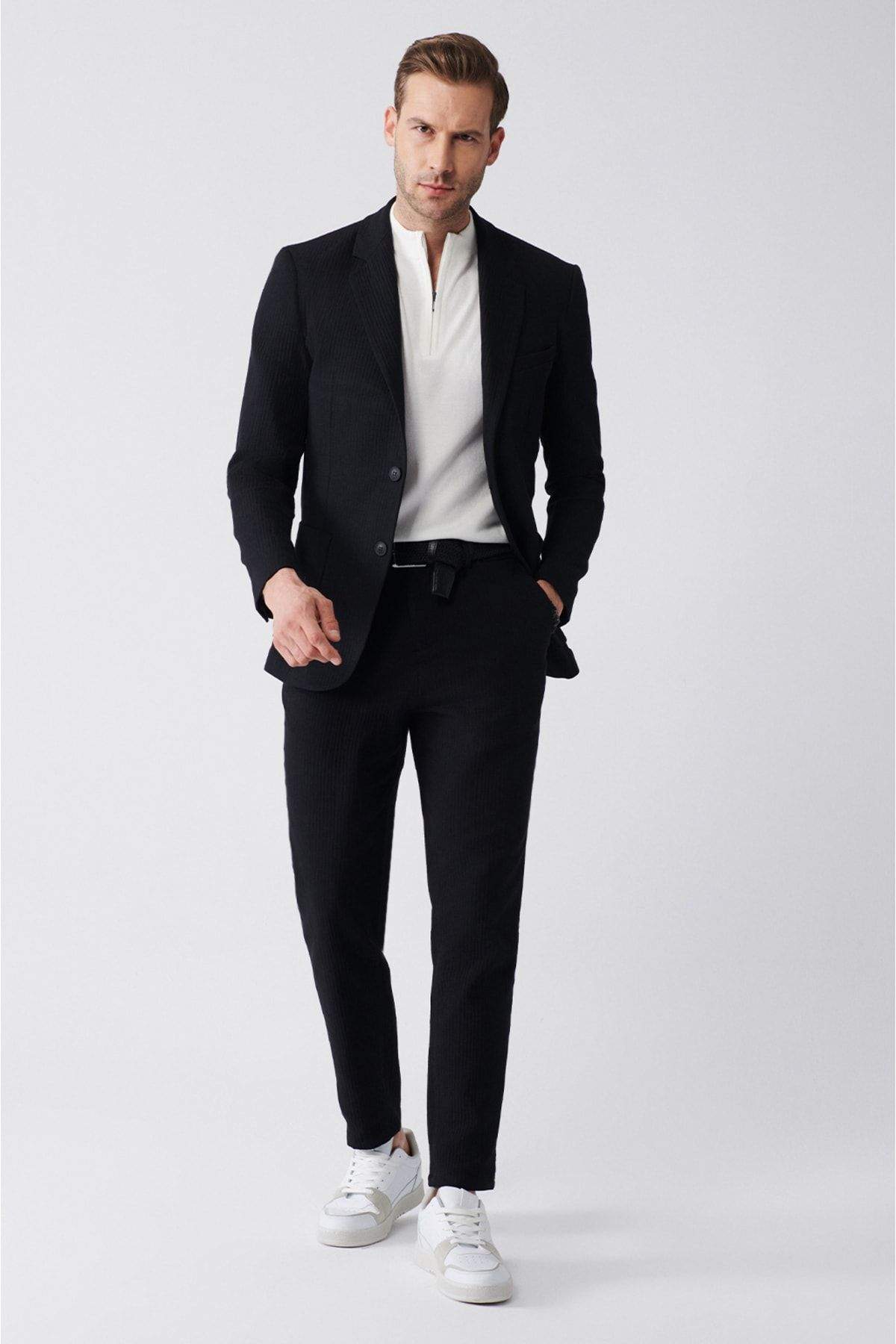 mens-black-sequined-waist-elasticated-lace-up-relaxed-fit-comfortable-cut-trousers-a31y3209