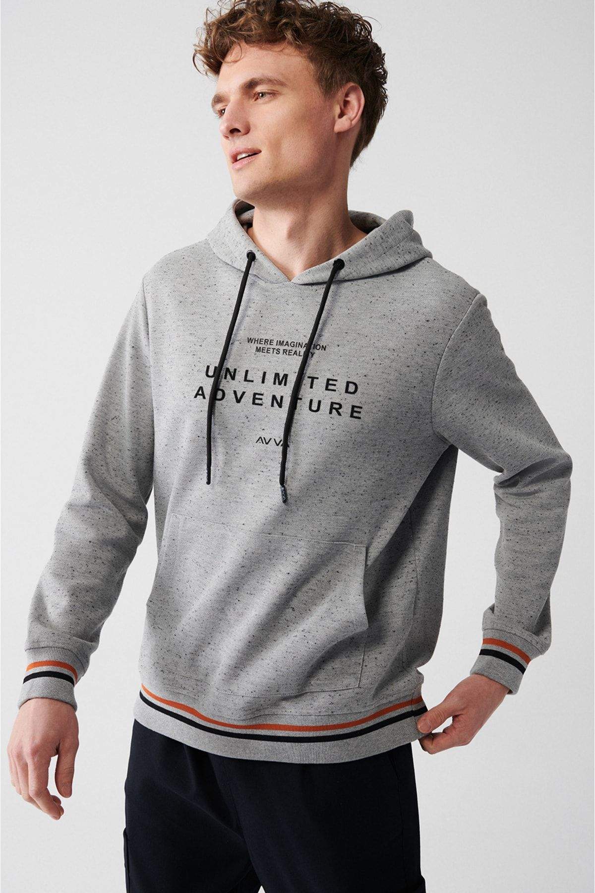 gray-hooded-collar-cotton-printed-regular-fit-sweatshirt