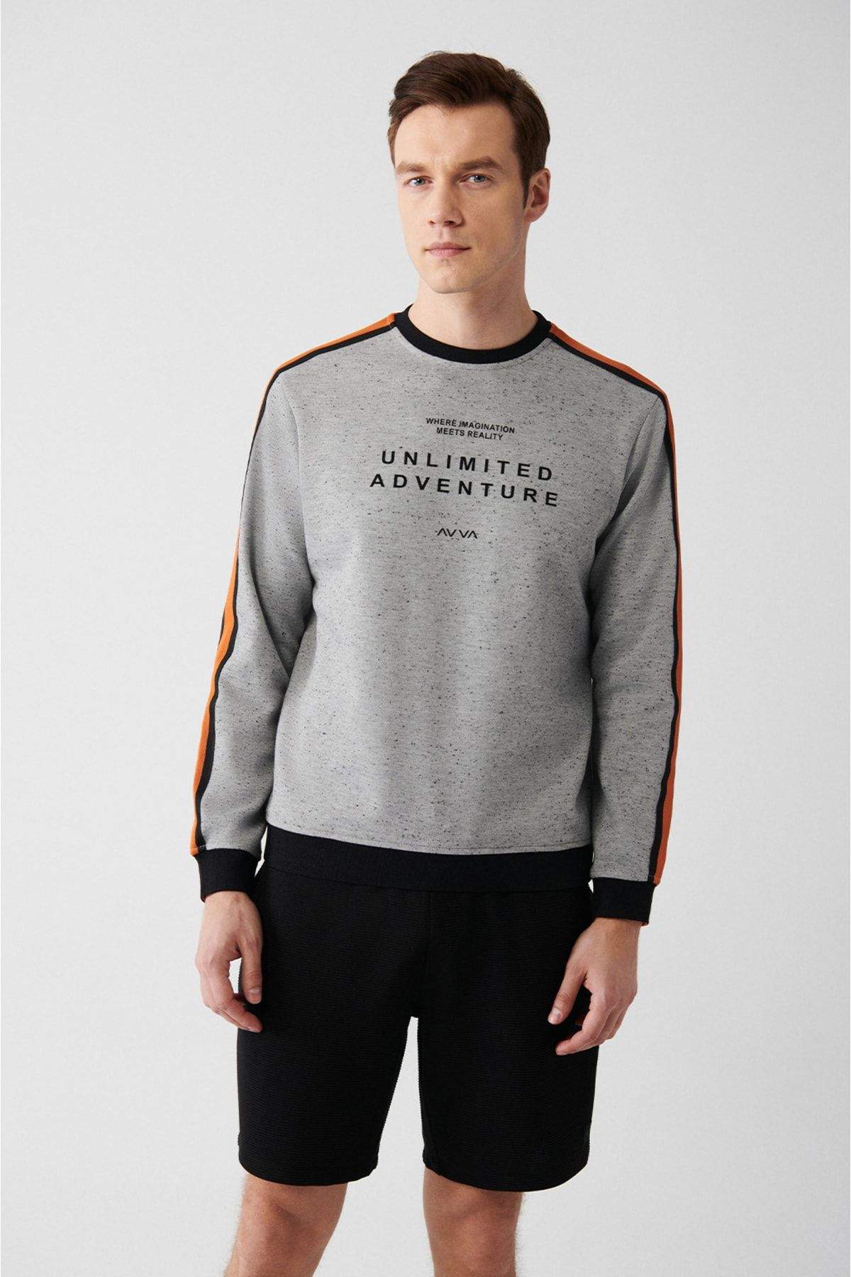 gray-easy-iron-crew-neck-shoulder-stripe-printed-regular-fit-sweatshirt