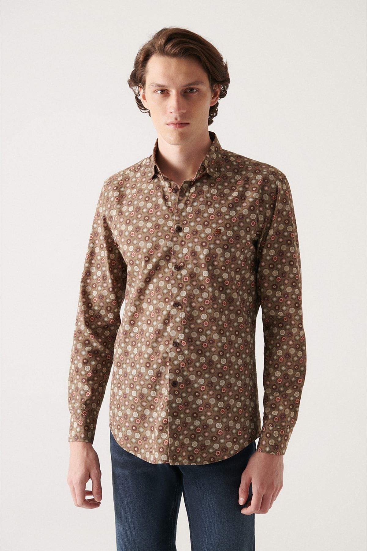 mens-brown-abstract-patterned-shirt-a22y2002