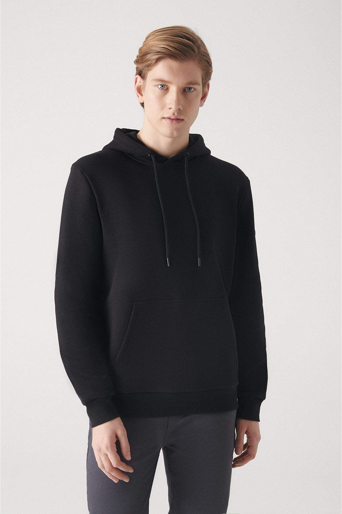 mens-black-hooded-collar-3-thread-back-printed-sweatshirt-a22y1111