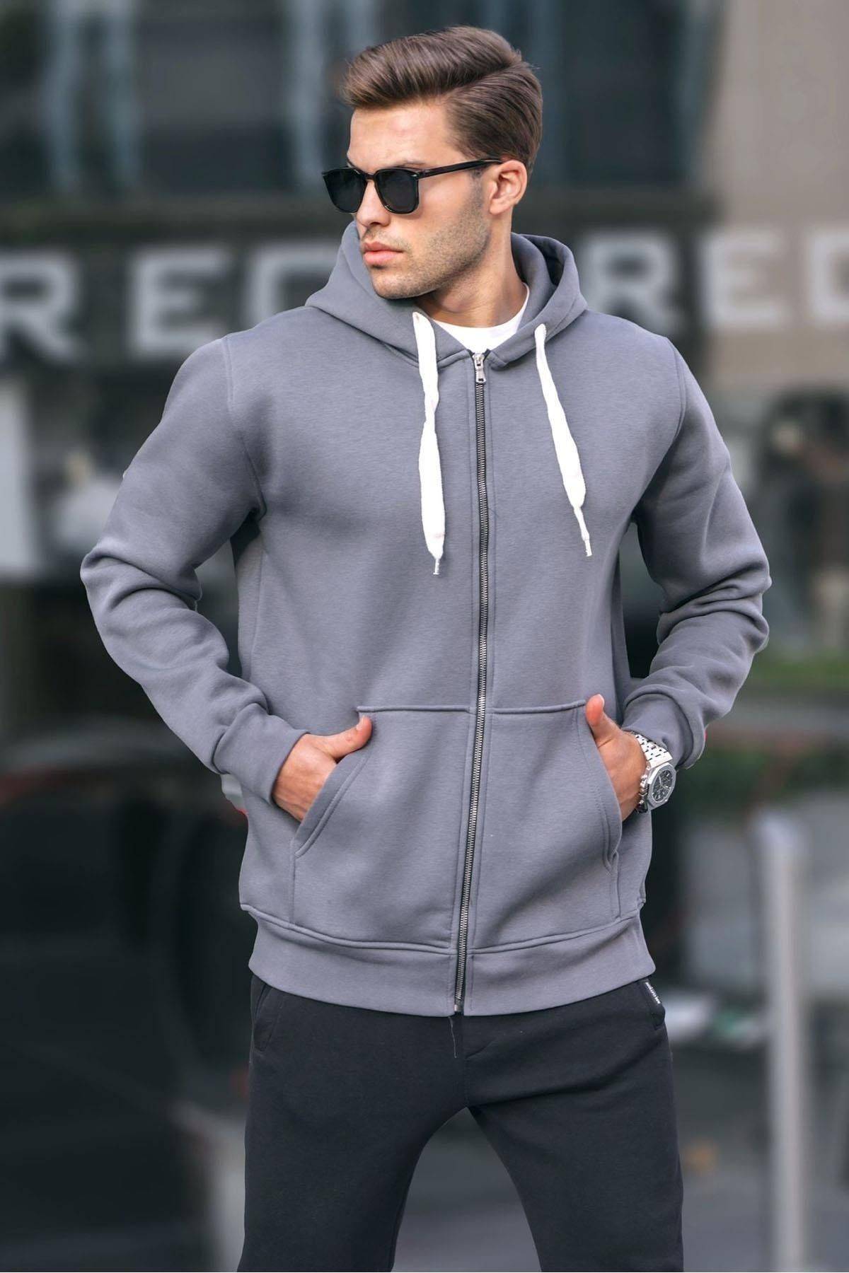 سویشرت مردانه Smoked Hoodie Regular Fit 6140