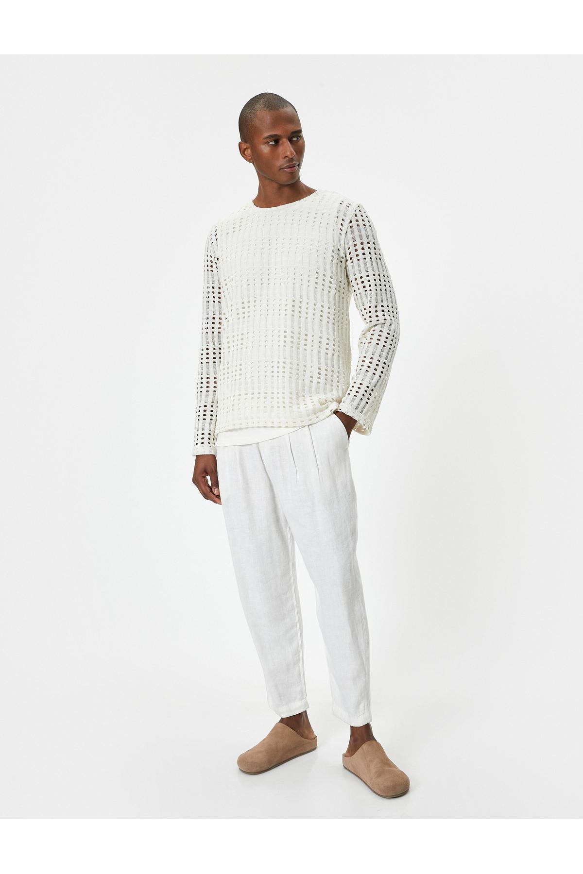 ژاکت روباز با یقه آستین بلند